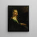 Vrouw bij de piano - Nicholas Richard Brewer — ingelijst kunstwerk aan de muur