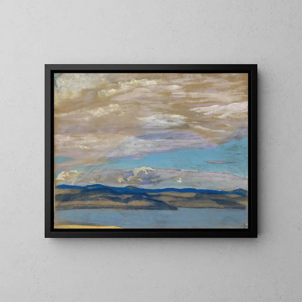 Eilanden - Nicholas Roerich — ingelijst kunstwerk aan de muur