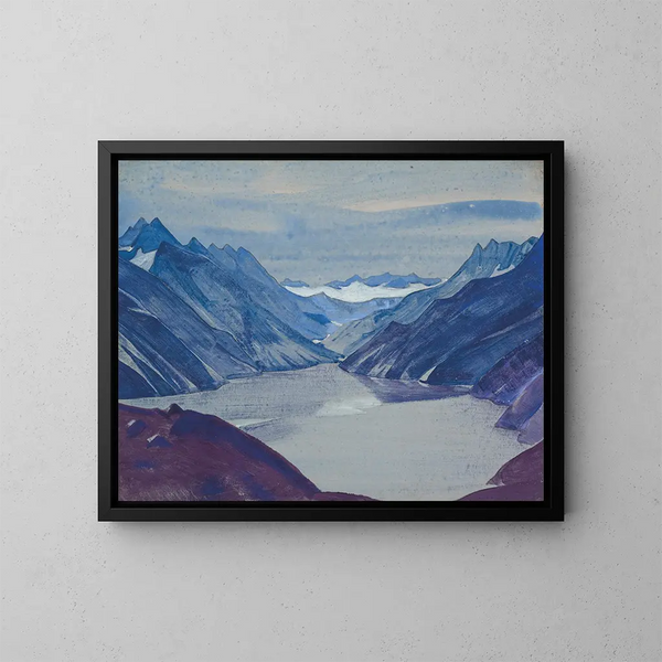 Lac Nag - Nicholas Roerich — ingelijst kunstwerk aan de muur