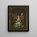 Portrait of Robert Muys and his wife Maria Nozeman - Nicolaas Muys — framed artwork on a wall