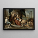 Apotheosis of the Dutch East India Company Allegory of the Amsterdam Chamber of Commerce of the VOC - Nicolaas Verkolje — framed artwork on a wall