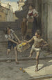 Street scene in an Italian city - Nicolaas van der Waay — artwork view