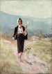 Landvrouwen met spinnewiel - Nicolae Grigorescu — weergave van het kunstwerk