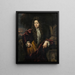 Willem Backer 1656-1731 - Nicolaes Maes — framed artwork on a wall