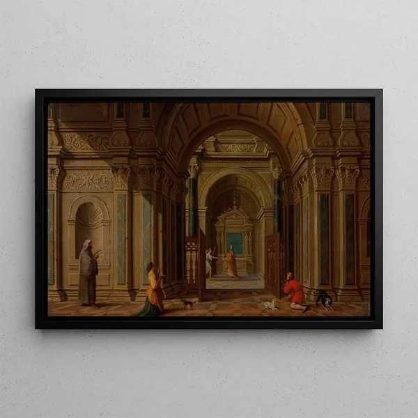 Nicolaes de Giselaer - The Archangel Gabriel Appearing to Zacharias Luke 111.webp