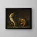 Fotis ziet haar minnaar Lucius veranderd in een ezel, motief van L'Âne d'or - Nicolai Abildgaard — ingelijst kunstwerk aan de muur