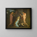 Ismène en Antigone pleiten bij Theseus - Nicolai Abildgaard — ingelijst kunstwerk aan de muur