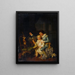 Kinderen die met een hond spelen - Nicolas-André Monsiau — ingelijst kunstwerk aan de muur