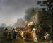 Straatartiesten - Nicolas-Antoine Taunay — weergave van het kunstwerk