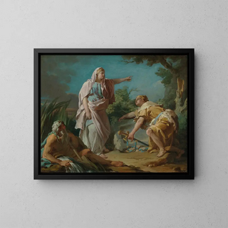 NicolasGuy Brenet - Aethra Showing her Son Theseus the Place Where his Father had Hidden his Arms.webp