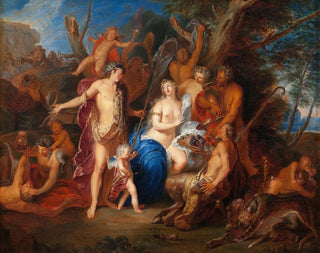 Bacchus en Ariane - Nicolas Bertin — weergave van het kunstwerk