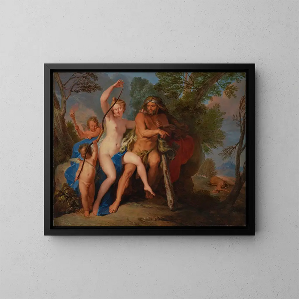 Hercules en Deianira - Nicolas Bertin — ingelijst kunstwerk aan de muur
