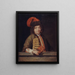Portret van Emmanuel de Coulanges 1633-1716 pistoolschutter en chansonnier - Nicolas Colombel — ingelijst kunstwerk aan de muur