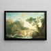 Landschap met beek - Nicolas Jacques Julliard — ingelijst kunstwerk aan de muur