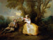 L'oiseau captif - Nicolas Lancret — weergave van het kunstwerk