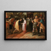 ridderlijke scène - Nicolas Moillon — ingelijst kunstwerk aan de muur