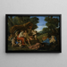 Mars en Venus - Nicolas Poussin — ingelijst kunstwerk aan de muur