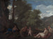 Nymphe en satyr, de liefde overwint alles - Nicolas Poussin — weergave van het kunstwerk