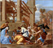 L'Adoratie der wijzen - Nicolas Poussin — weergave van het kunstwerk