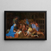 L'Aanbidding der herders - Nicolas Poussin — ingelijst kunstwerk aan de muur