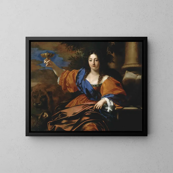 Circé - Nicolas Régnier — ingelijst kunstwerk aan de muur