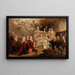 Allegorie van de verloving van Lodewijk XV met de infante Marie-Anne-Victoire van Spanje, 1722 - Nicolas de Largillière — ingelijst kunstwerk aan de muur