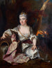van het portret van Marie-Louise-Élisabeth d'Orléans, hertogin van Berry 1695-1719 - Nicolas de Largillière — weergave van het kunstwerk