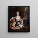 van het portret van Marie-Louise-Élisabeth d'Orléans, hertogin van Berry 1695-1719 - Nicolas de Largillière — ingelijst kunstwerk aan de muur
