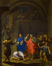 Paul en Silas verlaten de gevangenis van Filippi - Nicolas de Plattemontagne — weergave van het kunstwerk