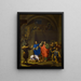 Paul en Silas verlaten de gevangenis van Filippi - Nicolas de Plattemontagne — ingelijst kunstwerk aan de muur