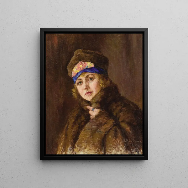 Nikolai Ivanovich Kravchenko - Portrait of a Woman.webp