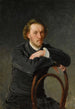 portret van Nikolaï, de zoon van de kunstenaar - Nikolai Nikolaevich Ge — weergave van het kunstwerk