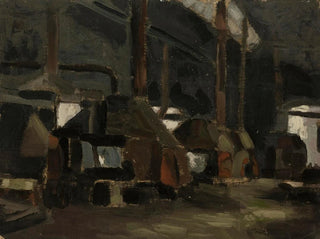Binnen schilderij - Nikolai Triik — weergave van het kunstwerk