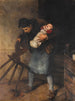 De favoriet van grootvaders - Nikolaos Gyzis — weergave van het kunstwerk