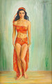 Cissi Olsson en Anitra dans Peer Gynt - Nils Dardel — weergave van het kunstwerk