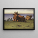 Vaches au repos, motif de terre - Nils Kreuger — ingelijst kunstwerk aan de muur