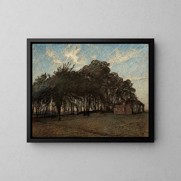 Le Bosquet - Nils Kreuger — ingelijst kunstwerk aan de muur