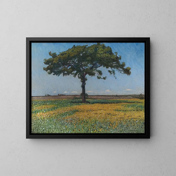 Jonge eik - Nils Kreuger — ingelijst kunstwerk aan de muur