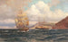 Schepen op zee - Nils Severin Lynge Hansteen — weergave van het kunstwerk