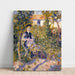 Reproductie van het schilderij Nini in de tuin - Pierre-Auguste Renoir