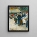 Le Marché des Halles Paris - Norbert Goeneutte — ingelijst kunstwerk aan de muur