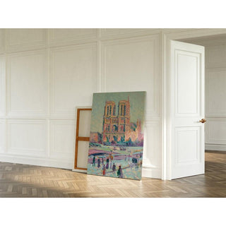 Notre-Dame de Paris - Maximilien Luce | Reproduction Tableau Décoration murale affiche copie