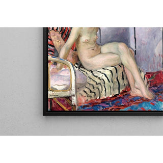 Nu Assis - Henri Lebasque | Reproduction Tableau Décoration murale affiche copie