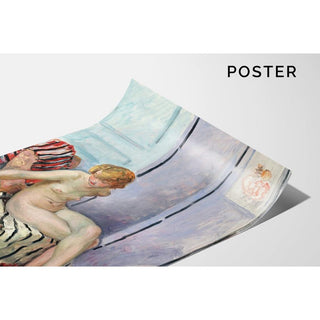 Nu Assis - Henri Lebasque | Reproduction Tableau Décoration murale affiche copie