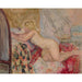 Reproductie van het schilderij van een langwerpig schilderij liggend tegen een bed (Marinette) - Henri Lebasque