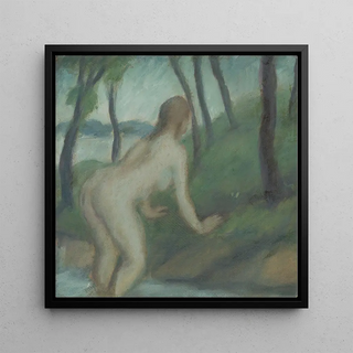 Nu dans le paysage - Gyula Derkovits