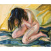 Reproduction of the painting Nude in tears - Edvard Munch
