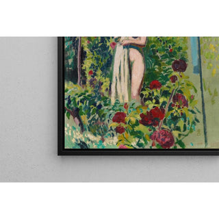 Nymphe aux Fleurs Nu à la Draperie, dans le Jardin - Maurice Denis | Reproduction Tableau Décoration murale affiche copie