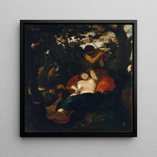 Nymphe et berger - Johann Liss