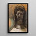 Figure cornue - Odilon Redon — ingelijst kunstwerk aan de muur